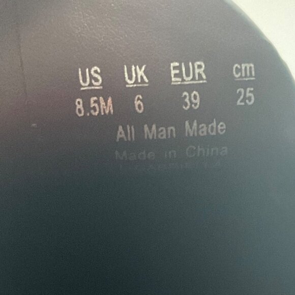 Franco Sarto Women 8.5 Gabriella Loafers Shoes Black Minimalist Preppy Old Money - Picture 7 of 12